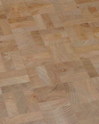 End Grain parketti Tammi Nature ruutukuvio