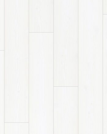 Laminaatparkett Quick Step Impressive White Planks disain ja toon