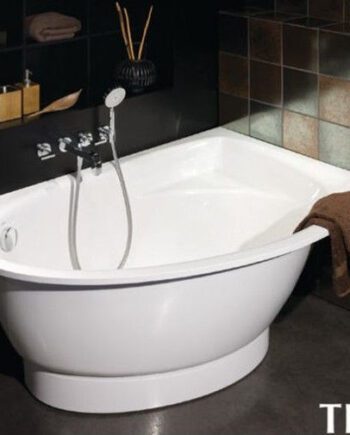 Amme PAA TRE GRANDE cast stone kiiltävä kivi, kulma-amme, vasen