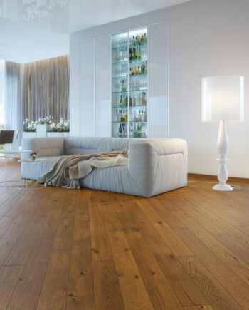 Parketti Tammi, Piccolo Brown Sugar , 1-sauvainen, viistetty, petsattu, harjattu, matta lakka