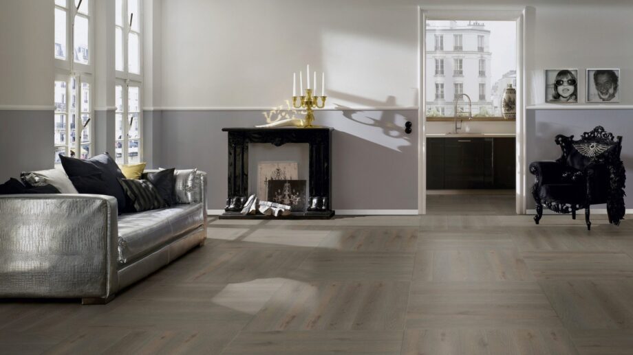 Parketti Tammi, ter Hürne, Oak azure brown, harjattu, viistetty, luonnonöljy – 4