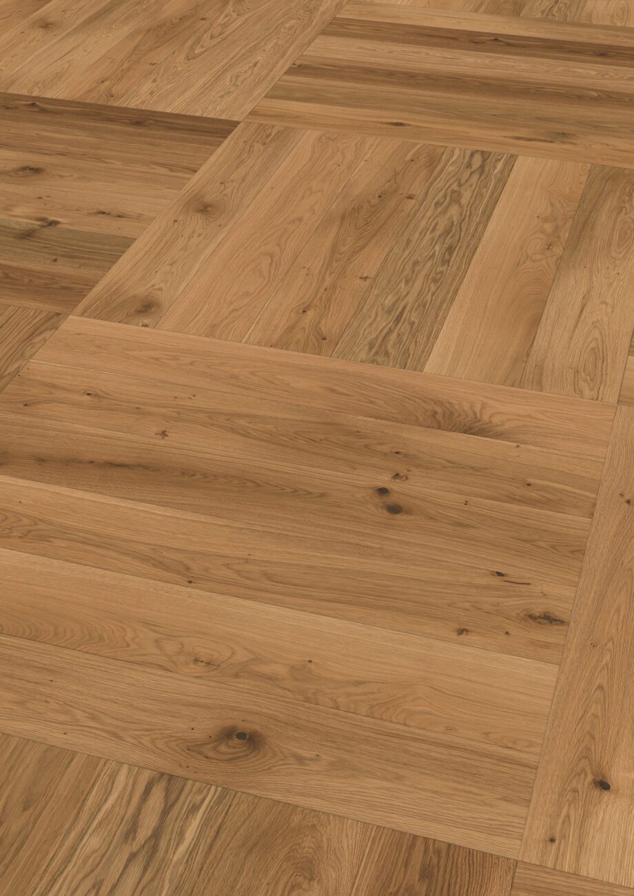 Parketti Tammi, ter Hürne, Oak, harjattu, viistetty, luonnonöljy – 2