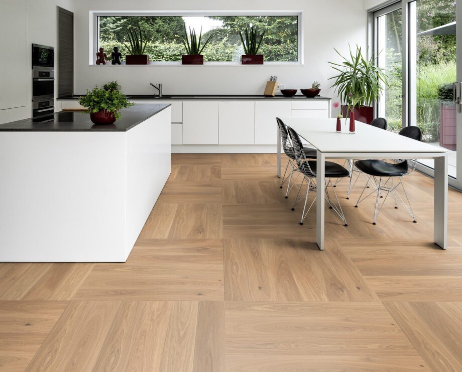 Parketti Tammi, ter Hürne, Oak light beige, harjattu, viistetty, luonnonöljy – 4
