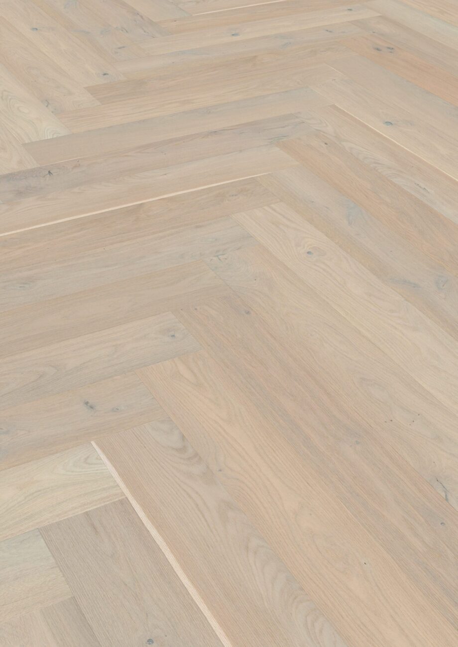 Parketti Tammi, ter Hürne, kalanruoto, Oak sand grey, harjattu, viistetty, luonnonöljy – 2