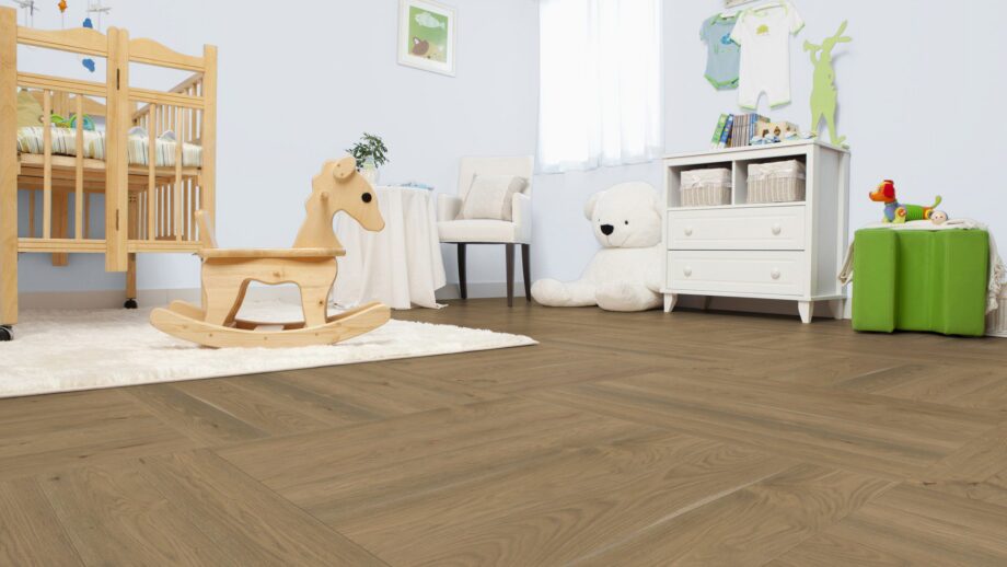 Parketti Tammi, ter Hürne, Oak terra brown, harjattu, viistetty, luonnonöljy – 3