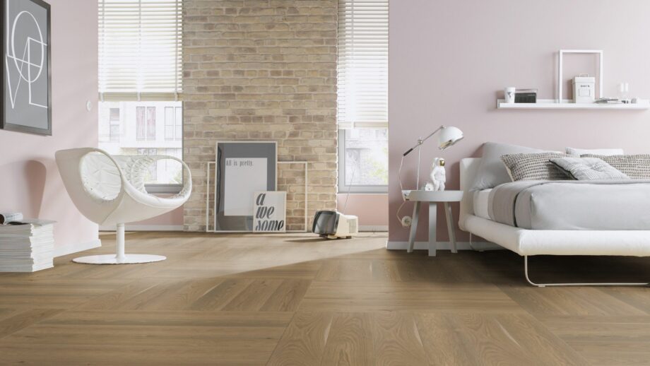 Parketti Tammi, ter Hürne, Oak terra brown, harjattu, viistetty, luonnonöljy – 4