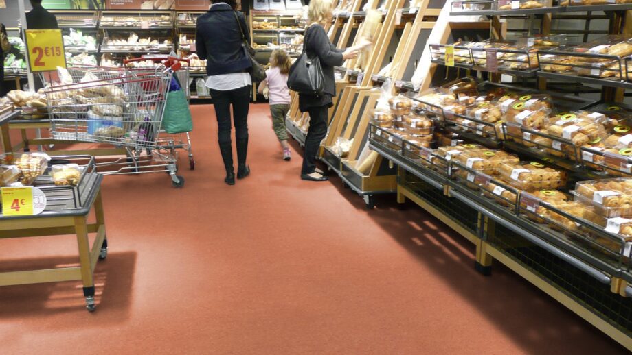 Linoleumi Gerflor Marmorette 0019 Sunset Orange