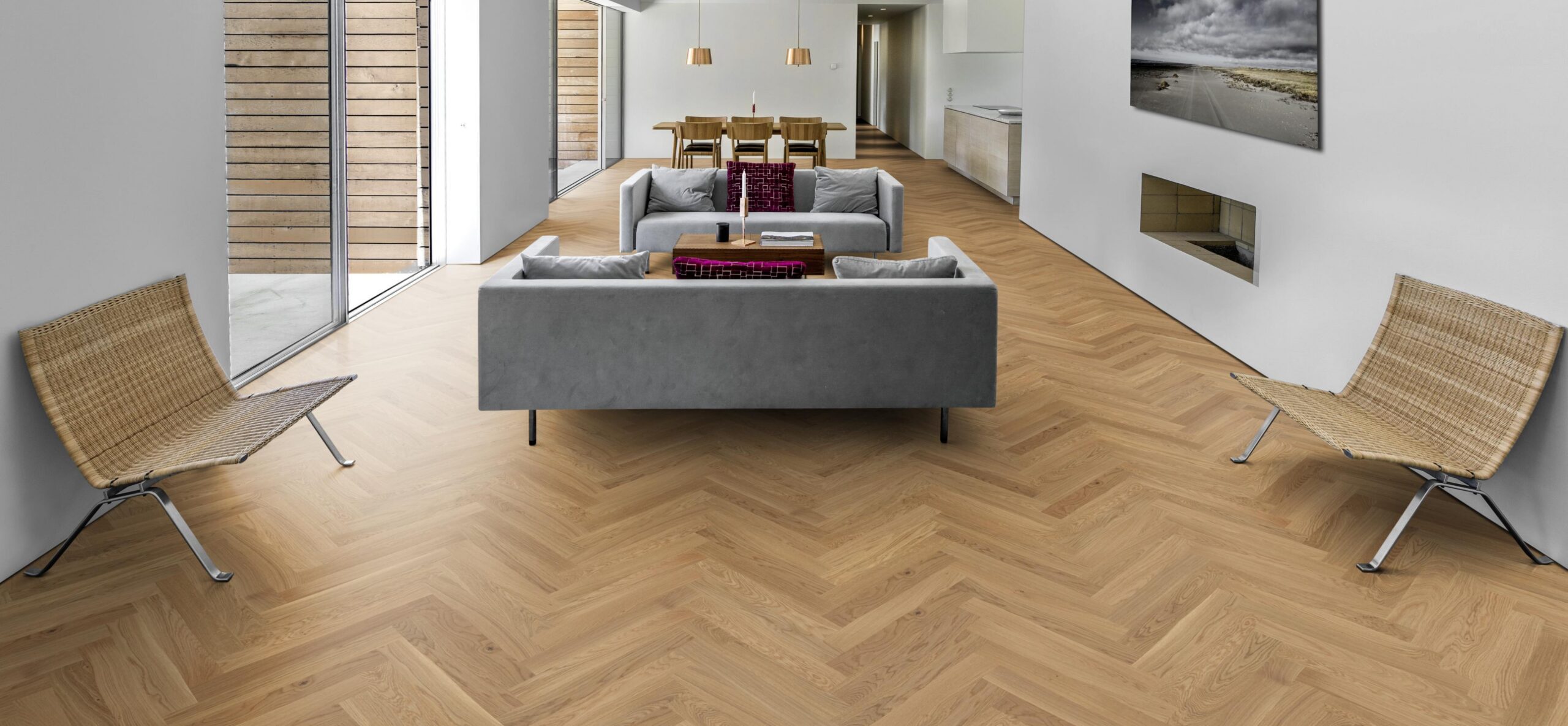 Kalanruotoparketti Tammi Rustic 45 öljyvahattu – 6
