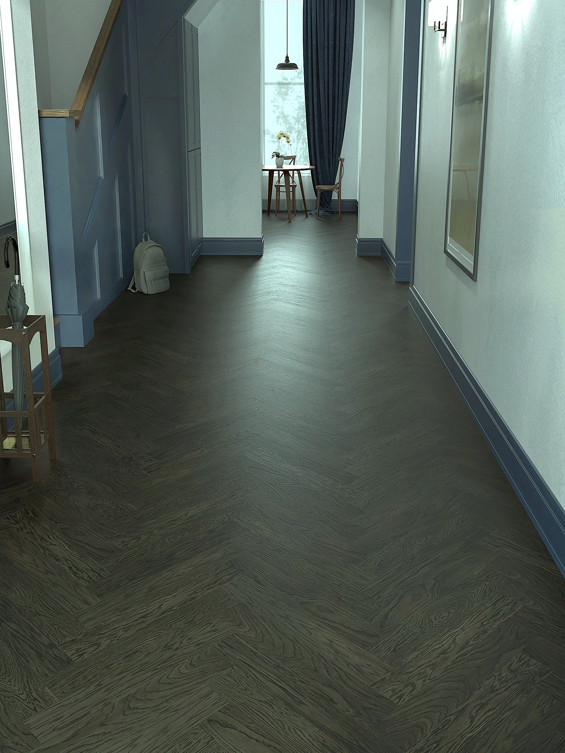 Kalanruotoparketti tammi Natur viistetty Lava Grey mattalakka – 2