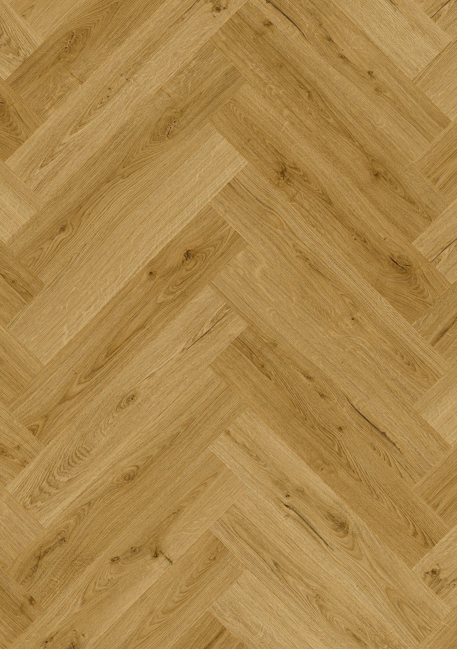 Vinüülparkett kalasaba Quick-Step Ciro Botanic Smoked Oak tooni ja disaini kirjeldus.