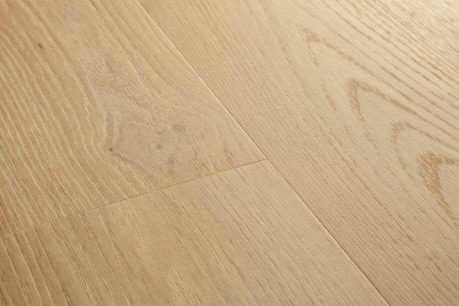LVT parkett Quick-Step Blos Coast tamm beige heleda tooni ja kergelt oksliku tammest põrandalad disainiga