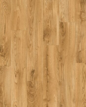 Vinyylilankku Quick Step Blos Classic Tammi Natural, luonnollinen tammen sävy ja lankkulattia tammi.