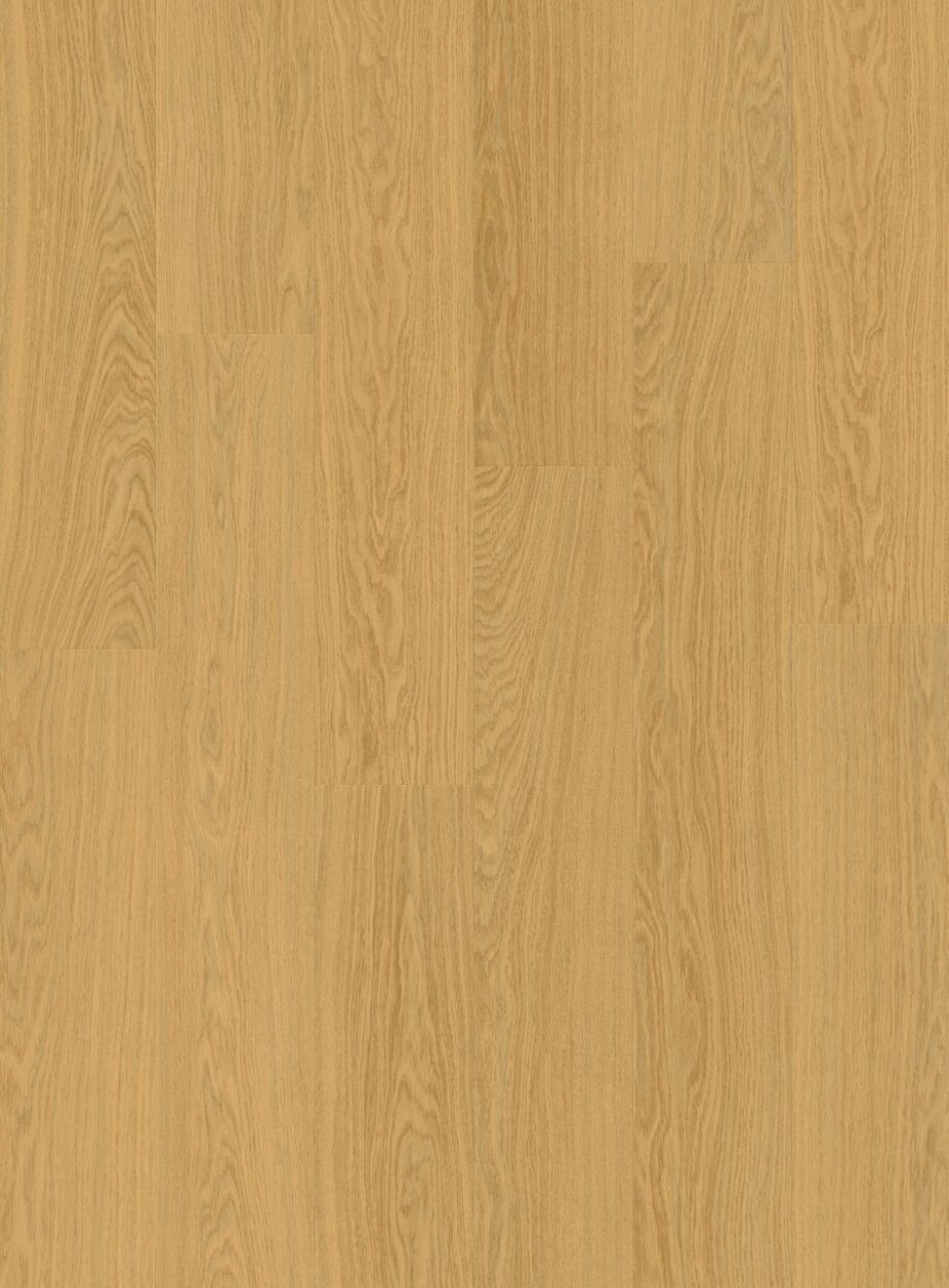 vinyylilattia-quick-step-bloom-pure-oak-honey Vinyylilattia Quick Step Bloom Pure Oak Honey, lämmin hunajainen tammen sävy ja lankkudesign.