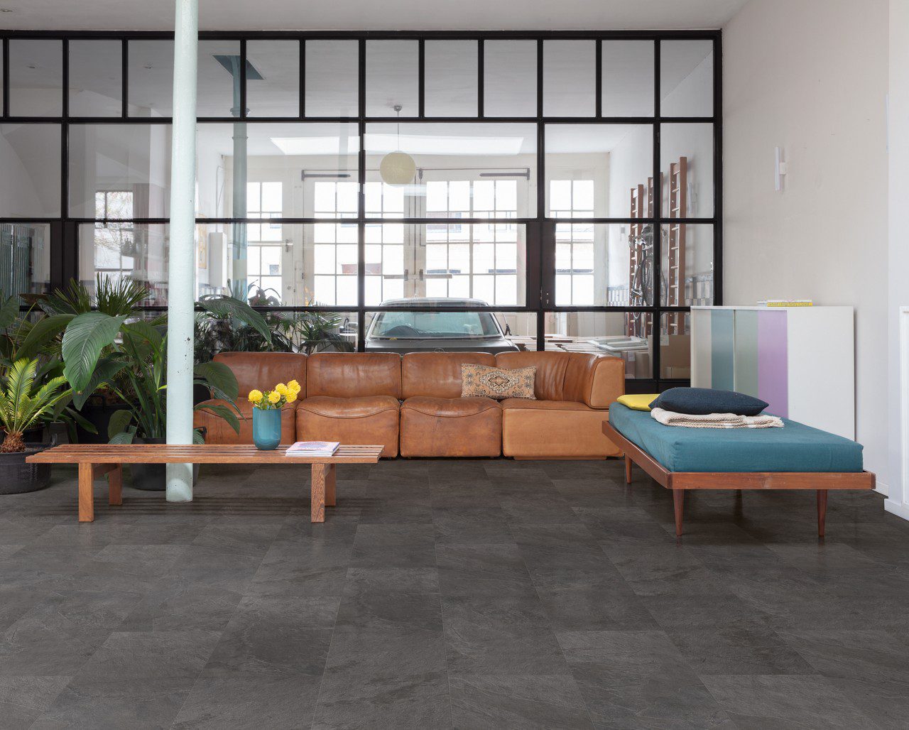 Vinyylilaatta Quick-Step Oro Black Slate