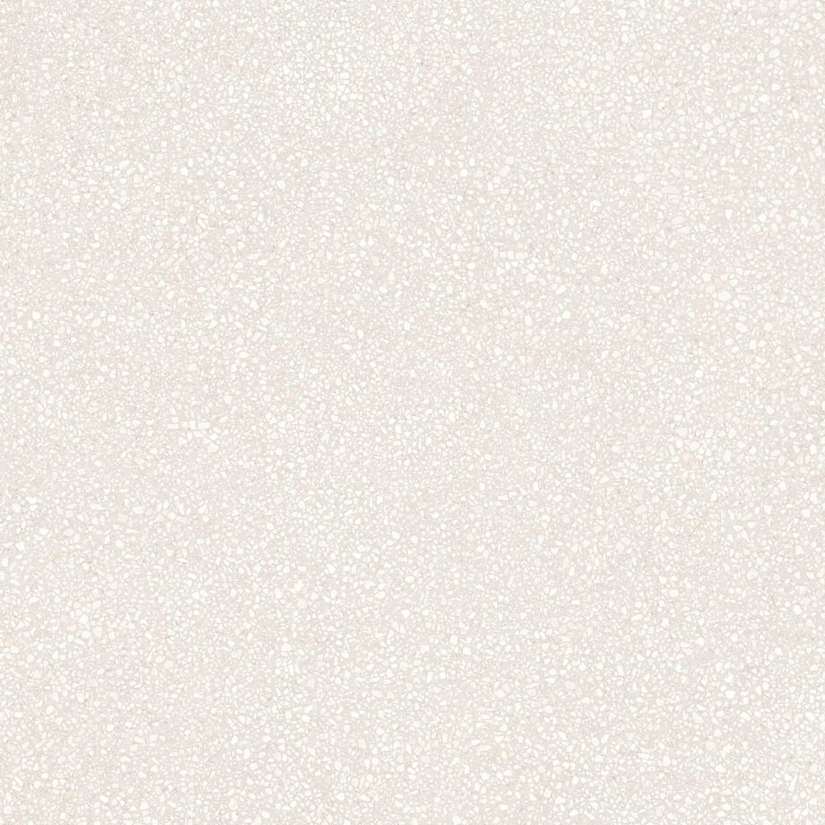 017.010.0108.15540-1 Terrazzo mustriga matt keraamiline põrandaplaat Tau Portobello White, 100x100 cm, valge, R10, rektifitseeritud