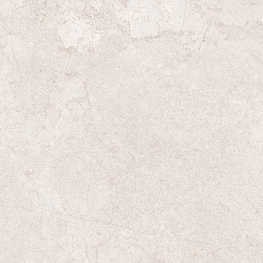 Kiviefektiga struktuurpinnaga keraamiline põrandaplaat Tau Lithos TXT White, 60x60 cm, 9 mm, valge, R10, rektifitseeritud