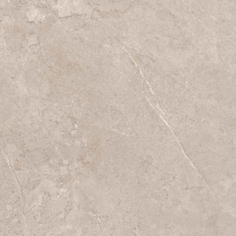 Kiviefektiga struktuurpinnaga keraamiline põrandaplaat Tau Lithos TXT Pearl, 120x120 cm, 9 mm, pärlhall, R10, rektifitseeritud