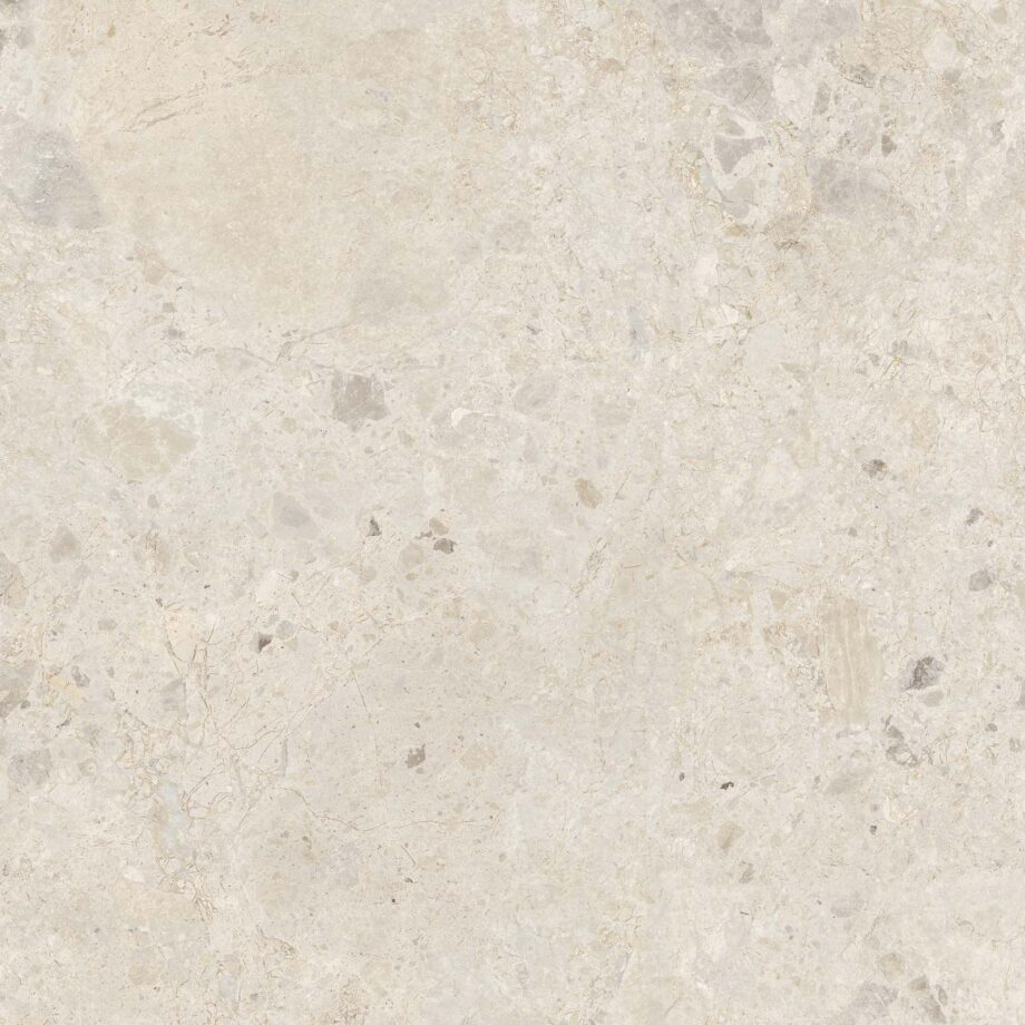 Kiviefektiga matt keraamiline põrandaplaat Tau Qatar White, 60x60 cm, 9 mm, valge, rektifitseeritud