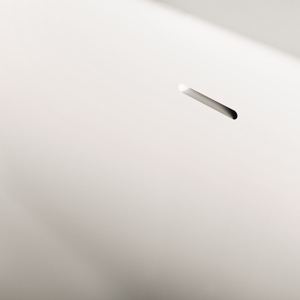 Vapaasti seisova kylpyamme PAA QUADRO 159x70 cm, Graphite – 10