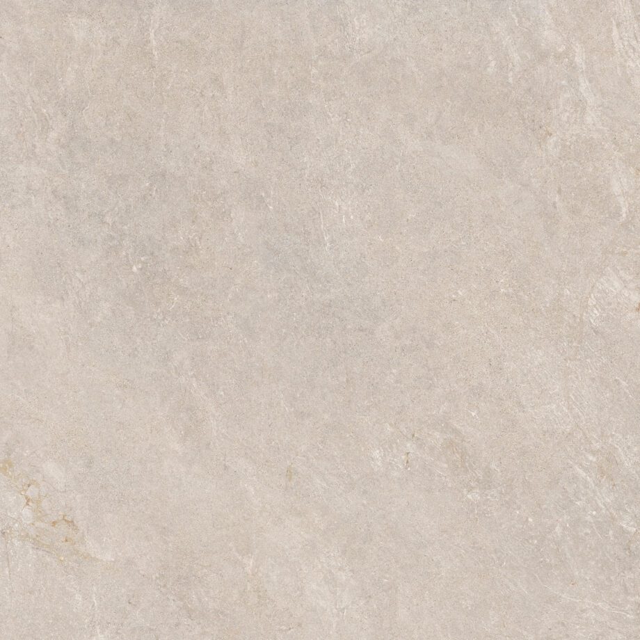 Kiviefektiga matt portselanplaat Tau Caribbean Ivory, 90x90 cm, elevandiluu, rektifitseeritud