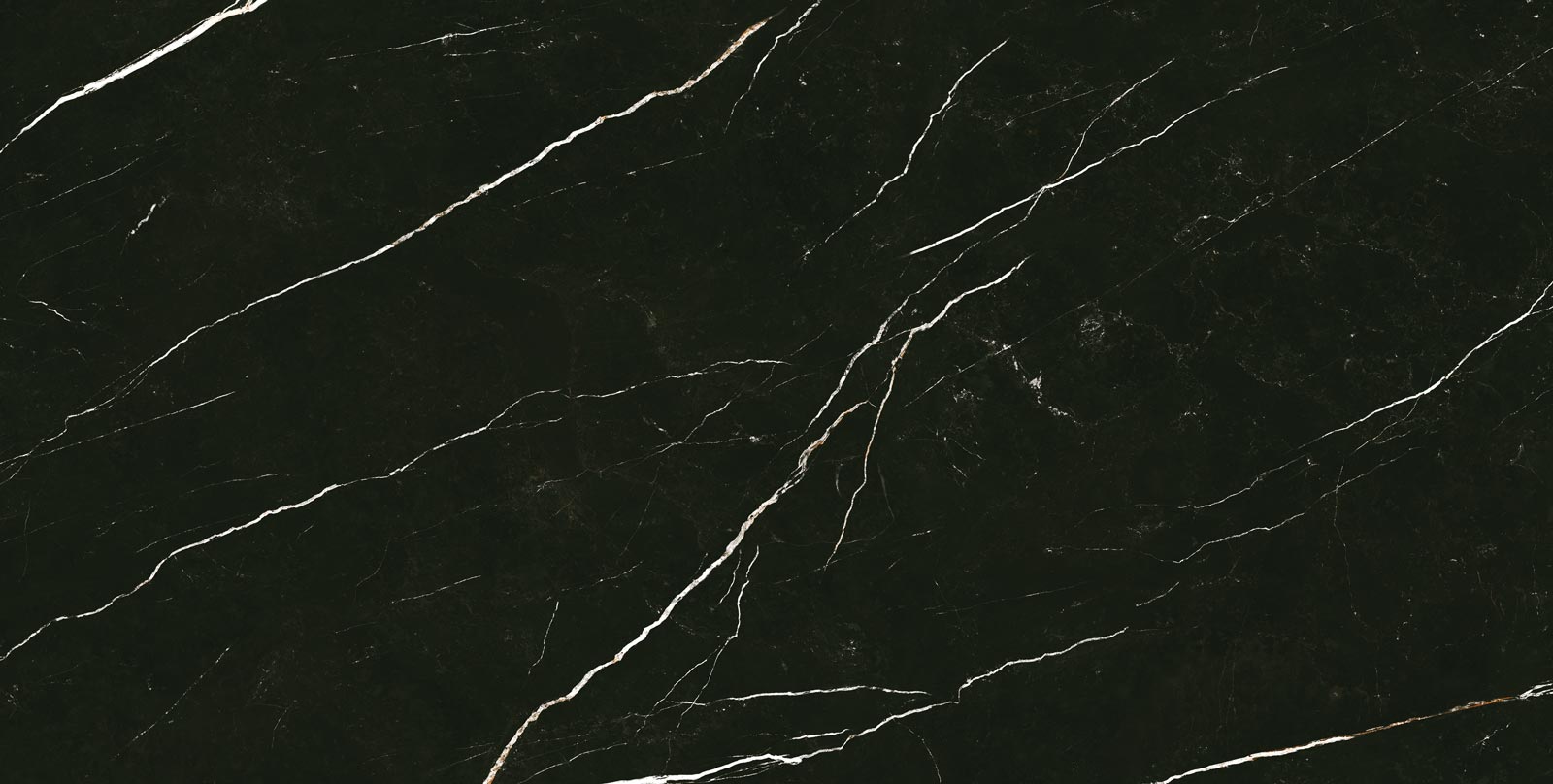 Marmorefektiga matt keraamiline põrandaplaat Tau Elite Black, 90x180 cm, 11 mm, must, R10, rektifitseeritud