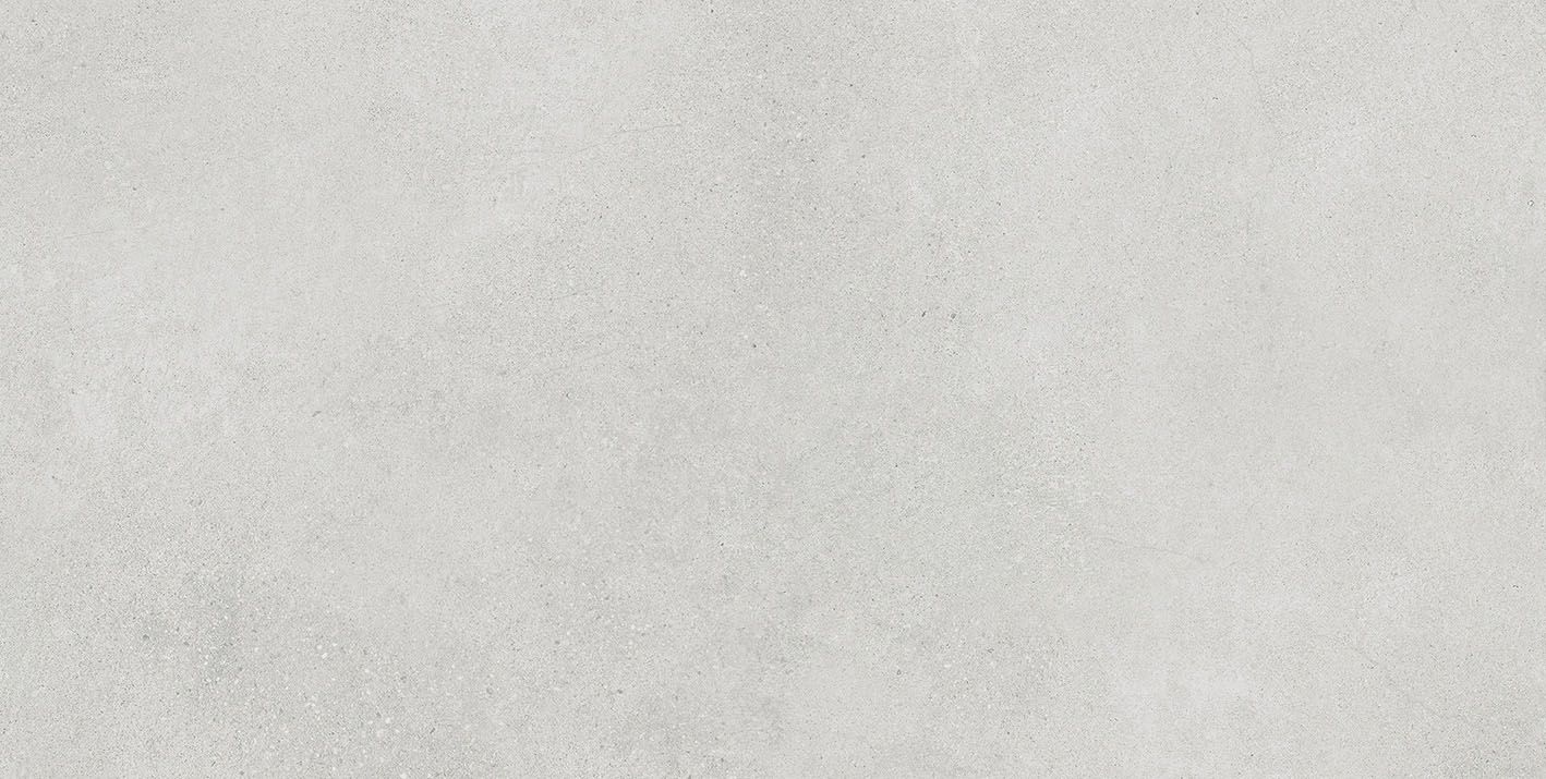Betoonimustriga matt keraamiline põrandaplaat Tau Integra Pearl, 60x120 cm, 10,5 mm, pärlhall, R10, rektifitseeritud