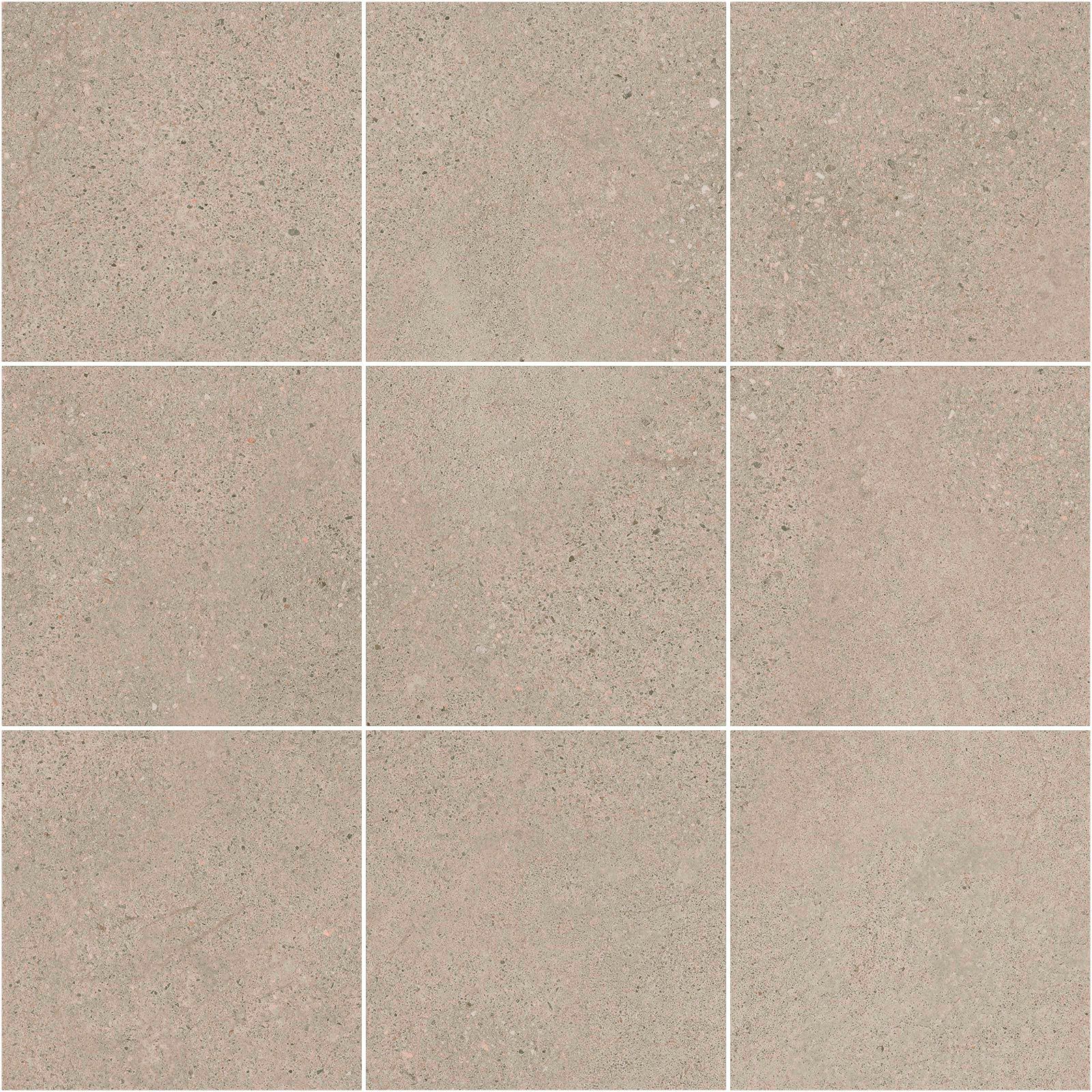 Betoonimustriga mosaiikplaat Tau Integra Greige 10x10, 30x30 cm, hallikasbeež