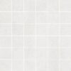 036.281.0108.04400-1 Betoonimustriga mosaiikplaat Tau Integra White 5x5, 30x30 cm, valge