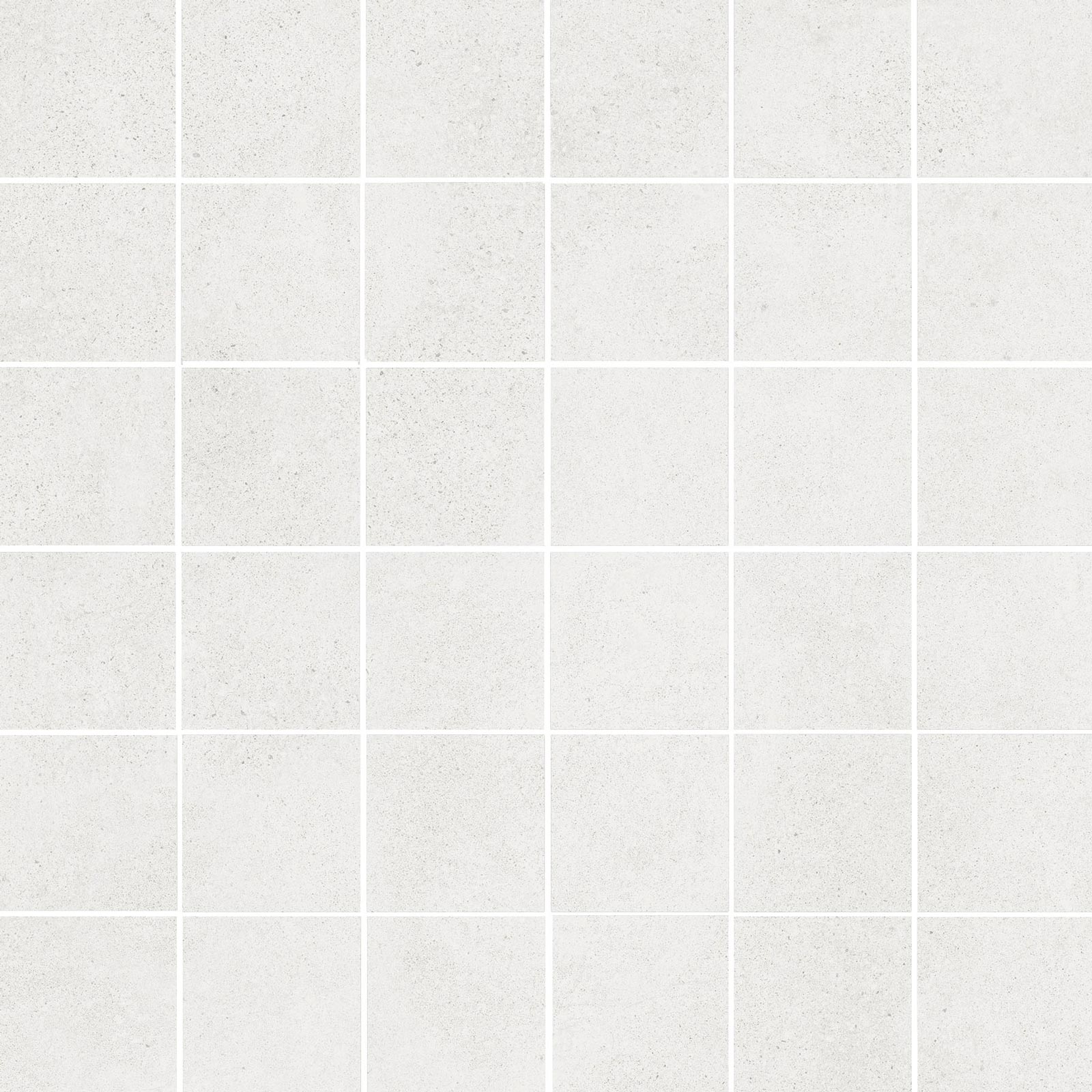 Betoonimustriga mosaiikplaat Tau Integra White 5x5, 30x30 cm, valge