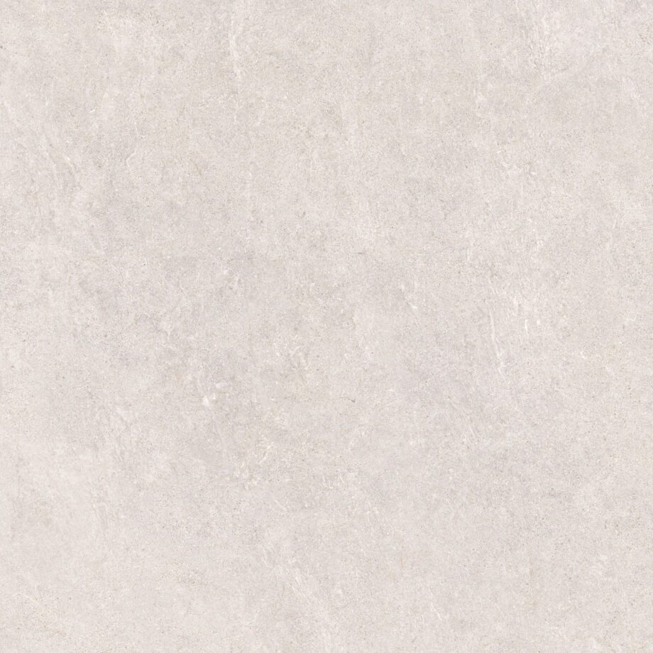 Kiviefektiga poolpoleeritud portselanplaat Tau Caribbean White SP, 60x60 cm, 9 mm, valge, rektifitseeritud