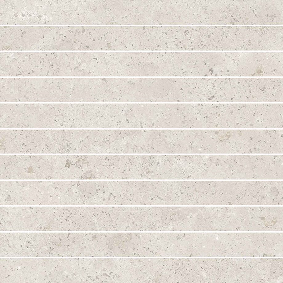 041.268.0108.16565-1 Kiviefektiga portselanmosaiik Tau Campaspero TXT White, 30x30 cm, valge