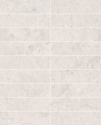 Kiviefektiga portselanmosaiik Tau Dorset White 3x15, 30x30 cm, valge