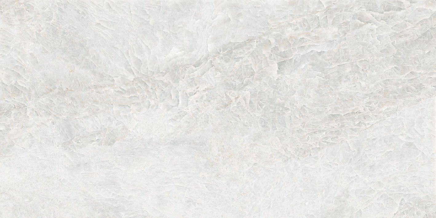Marmorefektiga poleeritud keraamiline põrandaplaat Tau Taj Mahal White, 60x120 cm, 10,5 mm, valge, rektifitseeritud