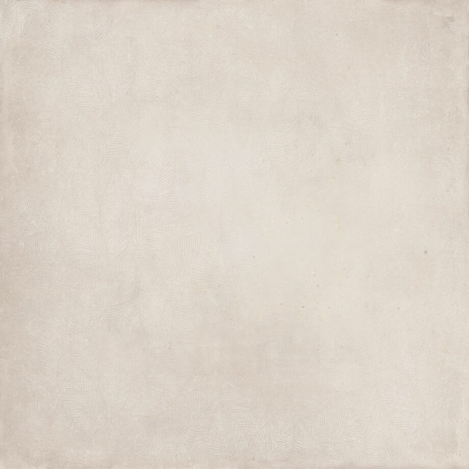 Betoonimustriga keraamiline dekoorplaat Tau Detroit White Dc, 120x120 cm, 7,8 mm, valge, R10, rektifitseeritud