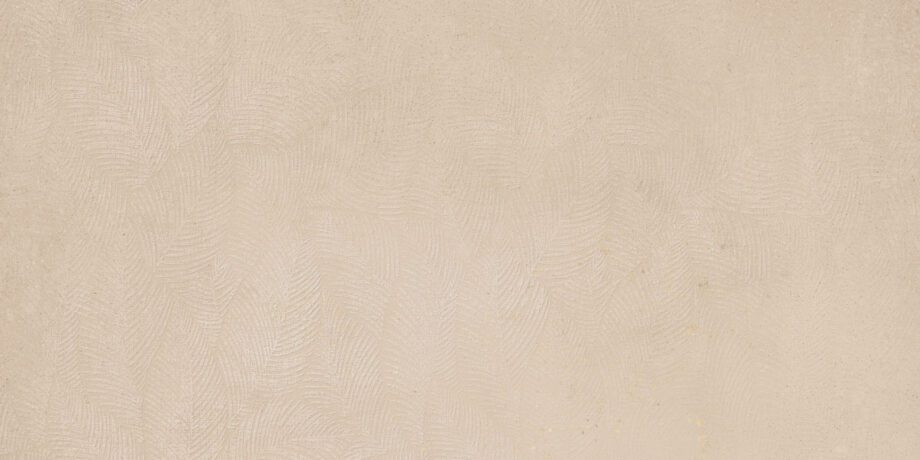 Betoonimustriga keraamiline dekoorplaat Tau Detroit Linen Dc, 60x120 cm, 7,8 mm, linane beež, R10, rektifitseeritud