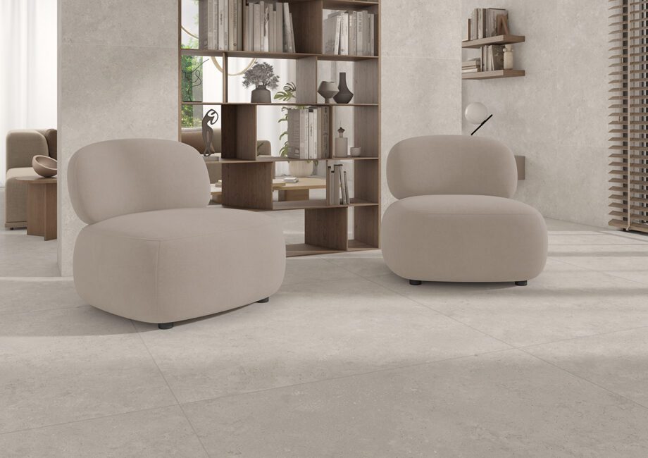 Kiviefektiga terrassiplaat Tau Campaspero Sand, 60x60 cm, 20 mm, liivabeež, R11, rektifitseeritud