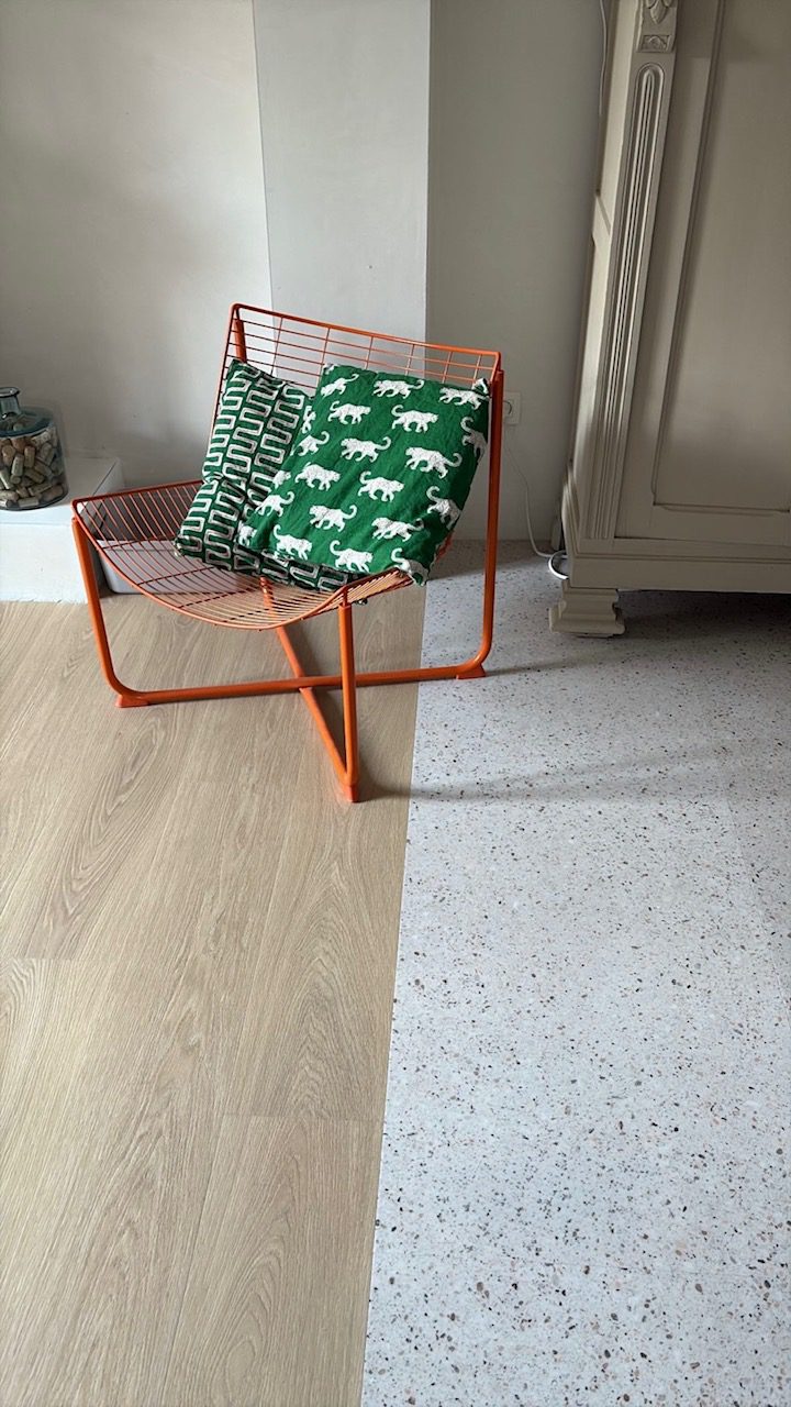 Tugevdatud südamikuga LVT vinüülparkett Floorify Long Plank Paris Tan F001