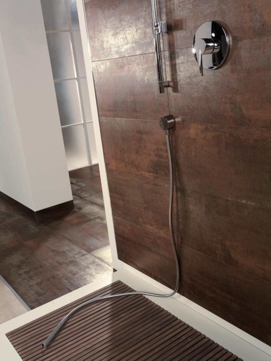 Corten-terase efektiga portselanplaat Tau Corten A, 30x60 cm, 10,5 mm, roostepruun, rektifitseeritud