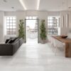 Corten-terase efektiga portselanplaat Tau Corten Blanco, 60x120 cm, 10,5 mm, valge, rektifitseeritud