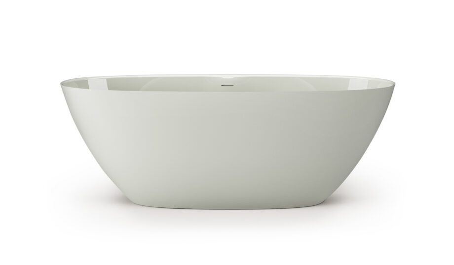 Eraldiseisev kivivann PAA PERLA 175 175×76 cm, läikiv kivimass 4 Vapaasti seisova kylpyamme PAA PERLA 175 175x76 cm, valukivi – 4