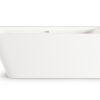 Nurgavann PAA QUADRO CORNER A 160×75 cm, vasakpoolne, läikiv kivimass Kulma-amme PAA QUADRO CORNER A 160x75 cm, vasen, valukivi