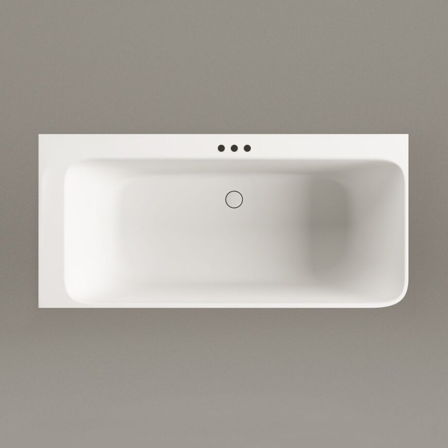 Kulma-amme PAA QUADRO CORNER D 160x75 cm, oikea, valukivi – 5