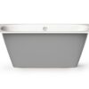 Sisseehitatav kivivann PAA SMART 150 150×75 cm, läikiv kivimass 6 Upotettava kylpyamme PAA SMART 150 150x75 cm, valukivi – 6