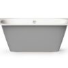 Upotettava kylpyamme PAA SMART 150 AD 150x75 cm, valukivi – 6