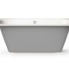 Upotettava kylpyamme PAA SMART 160 160x75 cm, valukivi – 6