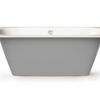 Upotettava kylpyamme PAA SMART 170 AD 170x75 cm, valukivi – 6