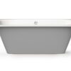 Upotettava kylpyamme PAA SMART 180 180x75 cm, valukivi – 6