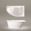 Kulma-amme PAA TRE 170 A 170x100 cm, vasen, valukivi – 3