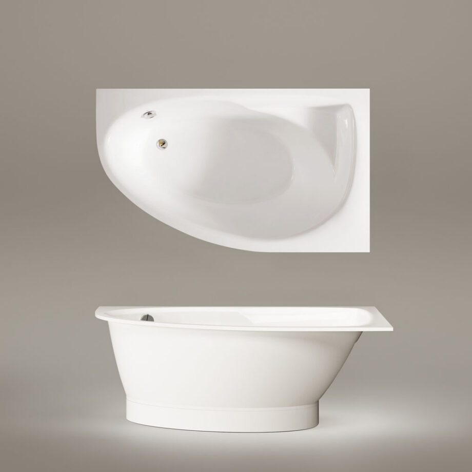 Kulma-amme PAA TRE 170 A 170x100 cm, vasen, valukivi – 3