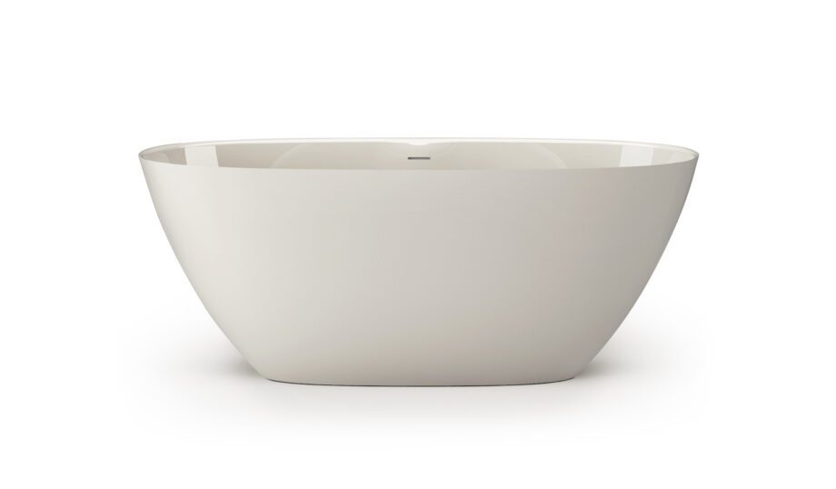 Eraldiseisev kivivann PAA PERLA 160 160×75 cm, läikiv kivimass 3 Vapaasti seisova kylpyamme PAA PERLA 160 160x75 cm, valukivi – 3